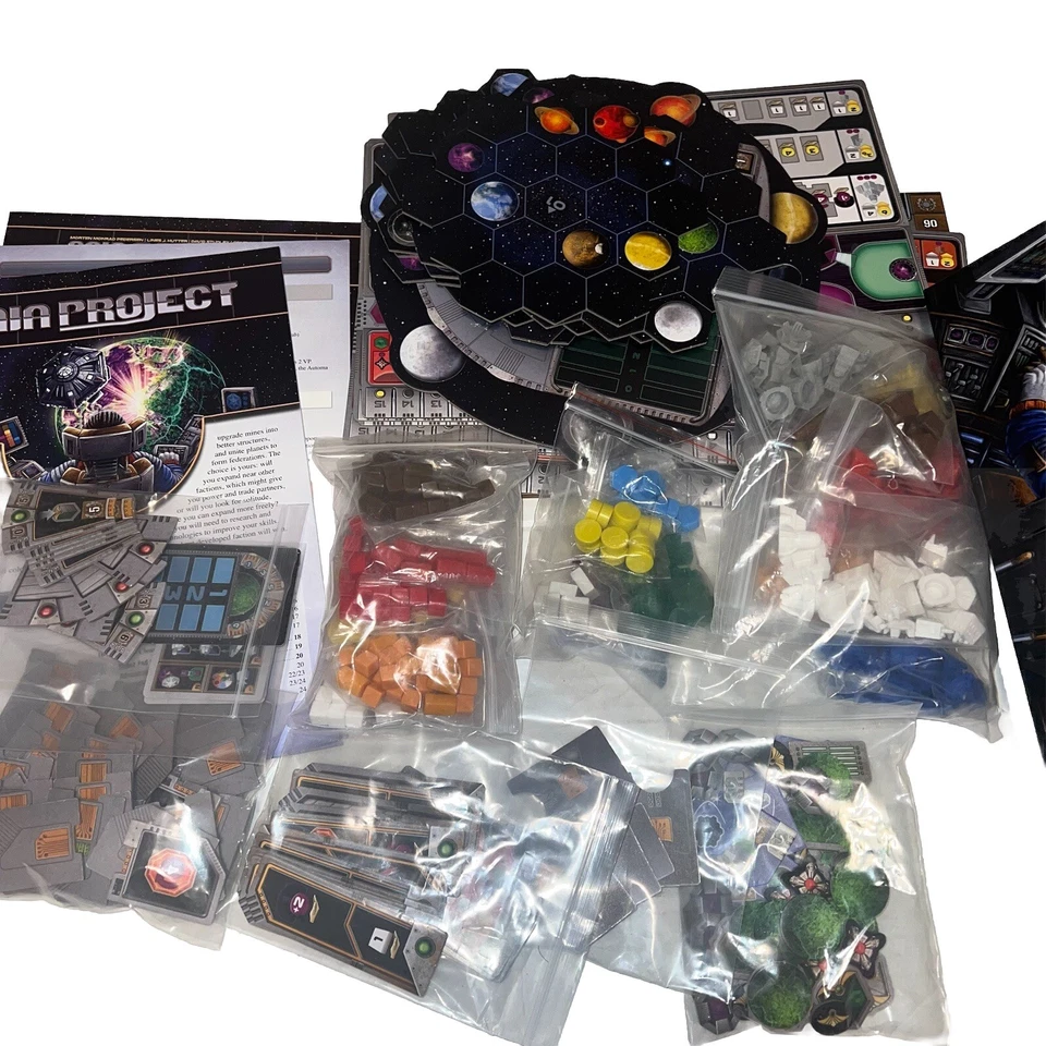 Gaia Project A Terra Mystica Board Game by Z-Man Games Complete Excellent Cond. - Image 3 of 4