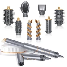 8-in-1 Air Wrap Hair Styler Dupe – New in Box – Retails $289 – Gray