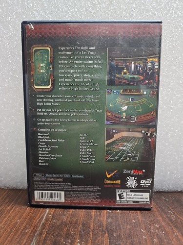 Playstation 2 Games Lot World Series Poker Hard Rock Casino CIB UNTESTED - Picture 9 of 16