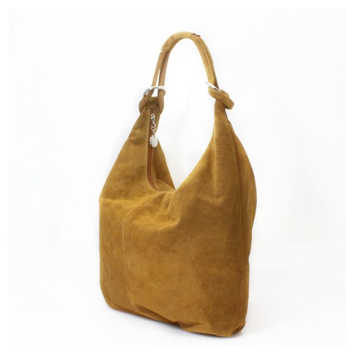 Real Leather Lovely Suede Hobo Woman Lady Medium Shoulder Commuting handbag - Picture 8 of 24