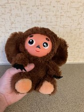 Soft plush toy. Cheburashka talking. 18cm
