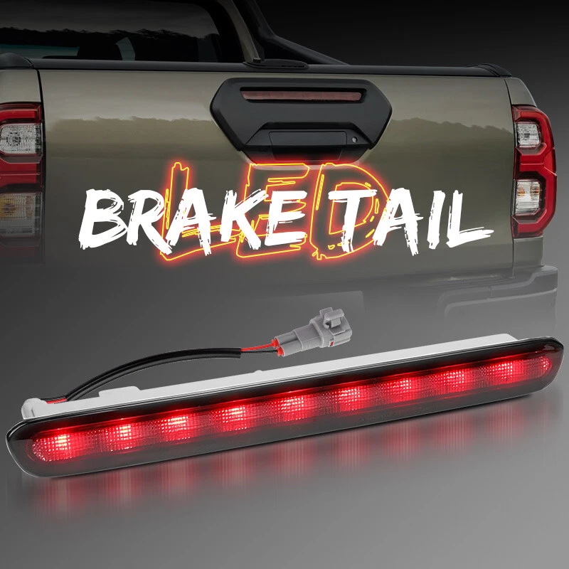 Smoke LED Tailgate Third Brake Light For Toyota Hilux Revo 2015 2016 2017 2018 - Image 3 of 4