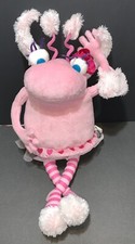 Flora the Girlie Not So Scary Monsters Stuffed Pink Plush Toy 18  Bendy antenna