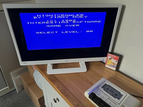 VIC-20 Rabbit Software Night Crawler Cassette - Working -👽👾Retro Gift Idea👾👽 - Afbeelding 3 van 12