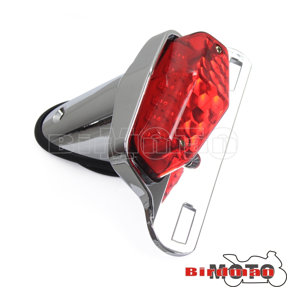 12V Lucas LED Tail Light For Harley Custom Cafe Racer 12V Lucas LED Tail Light For Harley Custom Cafe Racer