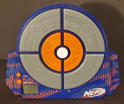 Nerf Elite Electronic Digital Dart Board Target with Lights and Sounds-Tested