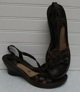 Dockers Womens Brown Wedge Sandals Size 8.5 | eBay