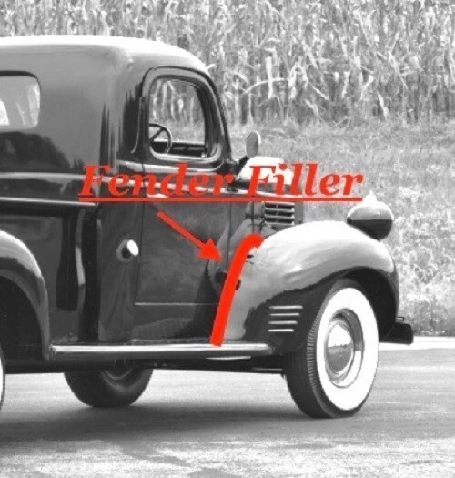 For 1939-1947 Plymouth Dodge Truck 60 Inch Front Fender Filler - Image 2 of 3