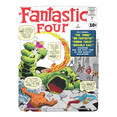 Fantastic Four #1: Limited Edition Ultra-Soft Micro Fleece Blanket