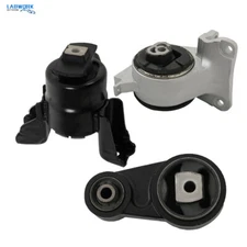 Motor & Trans Mount 3PCS Set For 2010 2011 2012 Ford Fusion Mercury Milan 3.0L