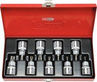 "Ks tools 1/2\" Chromeplus Bit-Stecknuss-Satz Tx, 9-Tlg. T20-T60 918.1385"