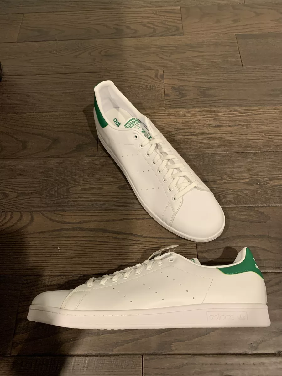 adidas Originals Stan Smith Sneaker Men's Size 18 White/ Green M20324 | eBay