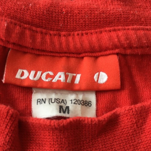 Ducati Corse Racing Motorsport mens Red Long Sleeve T Shirt size M - Picture 6 of 10