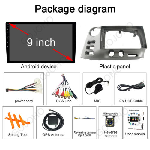 Android 13 For Toyota Matrix Pontiac Vibe 2003-04 Apple Carplay Car Navi Stereo - Picture 4 of 19