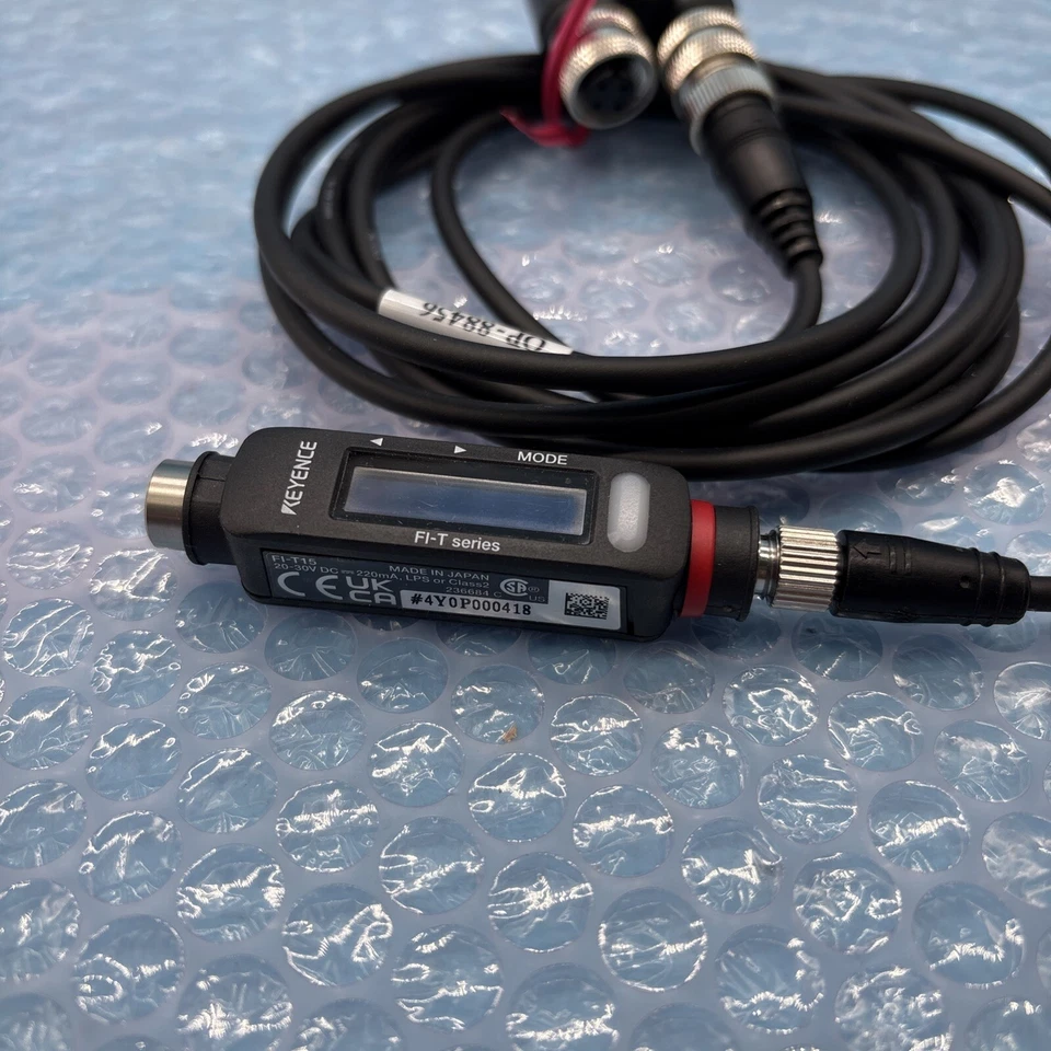 Sensor de flujo con abrazadera negro Keyence FD-HY1 conector en forma de Y con sensor FI-T15 Foto 3 de 4