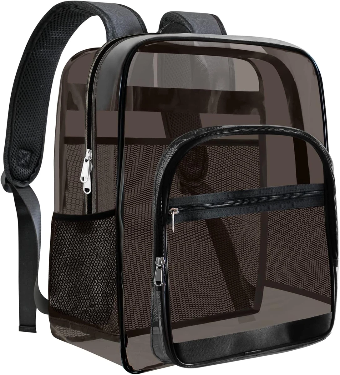 Large top clear backpack