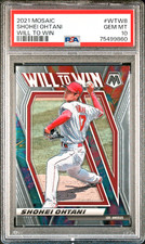 2021 Panini Mosaic Shohei Ohtani #WTW8 (WIN) PSA 10 GEM MINT (LOW POPULATION 40)