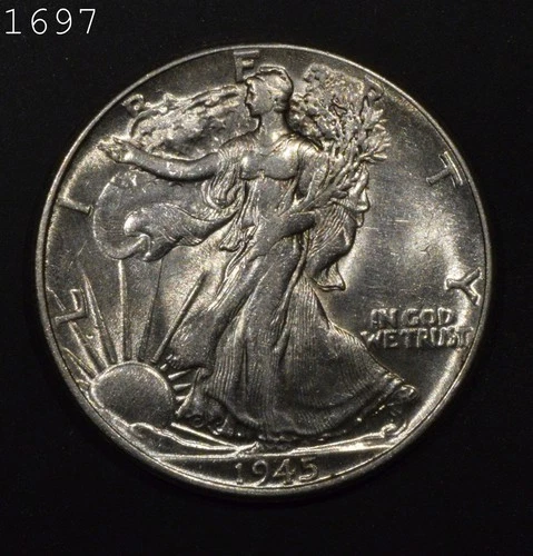1945 Liberty Walking Half Dollar — photo from another recent sale