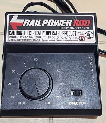 RailPower Hobby Transformer MRC 1100 HO Tested and Works!