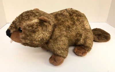 The Petting Zoo BEAVER 18'' Plush Recycled Realistic Stuffed Animal Brown 2022