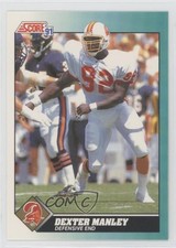 1991 Score Rookie & Traded Dexter Manley #17T n3m