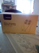 Naipo Shiatsu 3D Rotating Massager  With Heat For Neck & Shoulder - MGS-150D