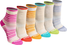 Women'S Dura Dri Moisture Control 6-Pair Quarter Socks