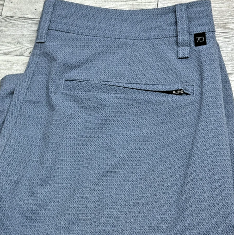 7 Diamonds Mens Stadium Performance Shorts 31 Gray Golf Athletic Quick Dry