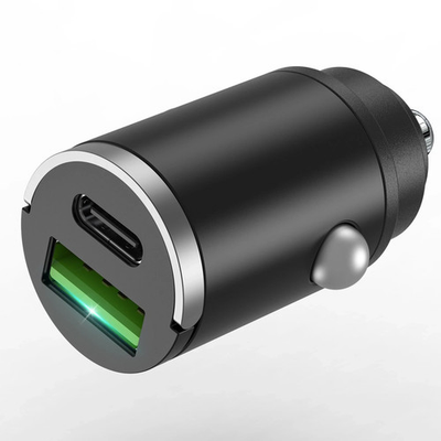 #ad #ad 60W Super Fast Car Charger 2 in 1 with Pull Ring Design Low Profile USB C PD USB $0.99