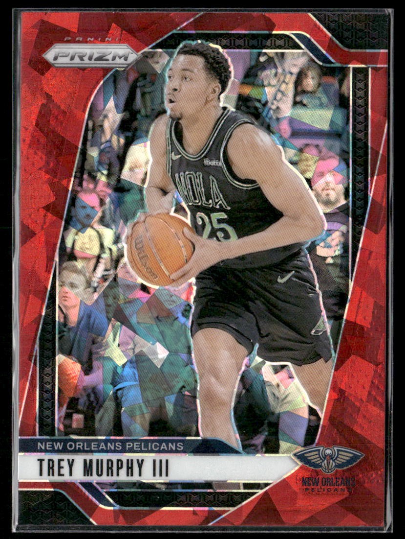 2024-25 Panini Prizm #173 Trey Murphy III Prizms Red Ice