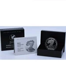 2021-W Type 2 $1 Silver American Eagle Proof, 1oz .999 Fine, w/OGP Box & COA