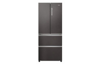 Haier HFR3718ENMD 70cm 60/40 Total No Frost Fridge Freezer, Dark Inox