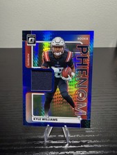 2025 Panini Donruss Optic - Rookie Phenoms Kyle Williams #RPBH-KWS Blue Hyper Pr
