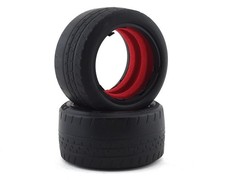 DE Racing Phenom 2.2 Buggy Rear Racing Tires w/Red Insert 2 Clay DER-PBR-C1