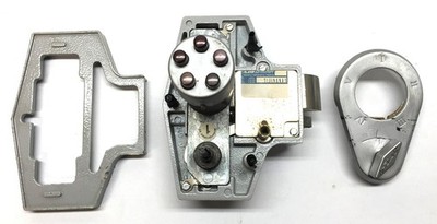 Simplex Metal Mechanical Pushbutton Auxiliary Lock with Thumbturn 340 USED