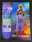2025 Topps Basketball Blue Rainbow VJ Edgecombe #RTS-3