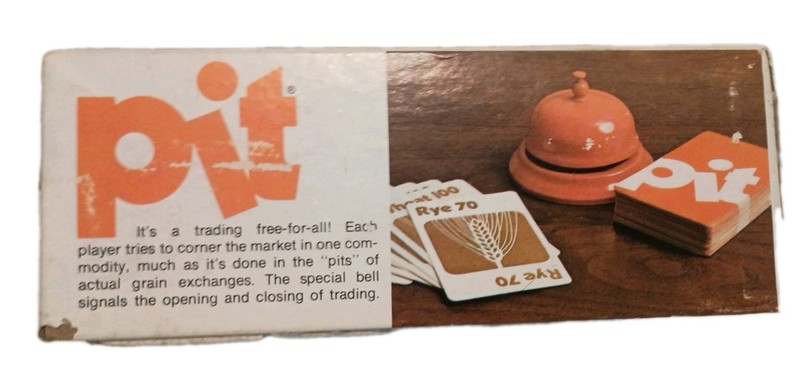 Vintage 1973 Pit Trading Card Game with Bell Cards and Instructions. #661