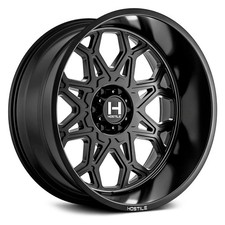 Hostile H132 Anvil Wheel 22x12 -44 8x180 125.2 Black Single Rim