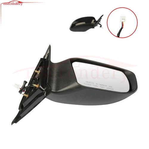 RH Power Mirror Fits 2013-2018 Nissan Altima Sedan Passenger Side Right Black