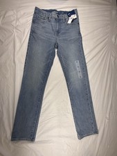 Old Navy Boy's Jeans 12 Slim 360 Stretch Light Blue Denim New