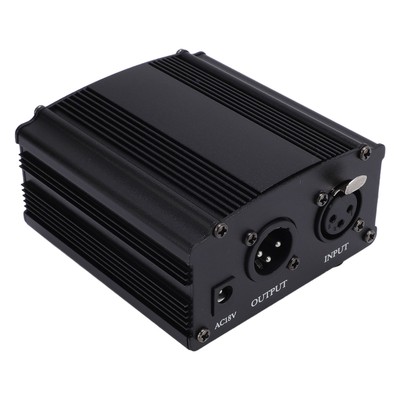 Phantom Power Aluminiumlegierung 48V Phantom Stromversorgung Plug And Play