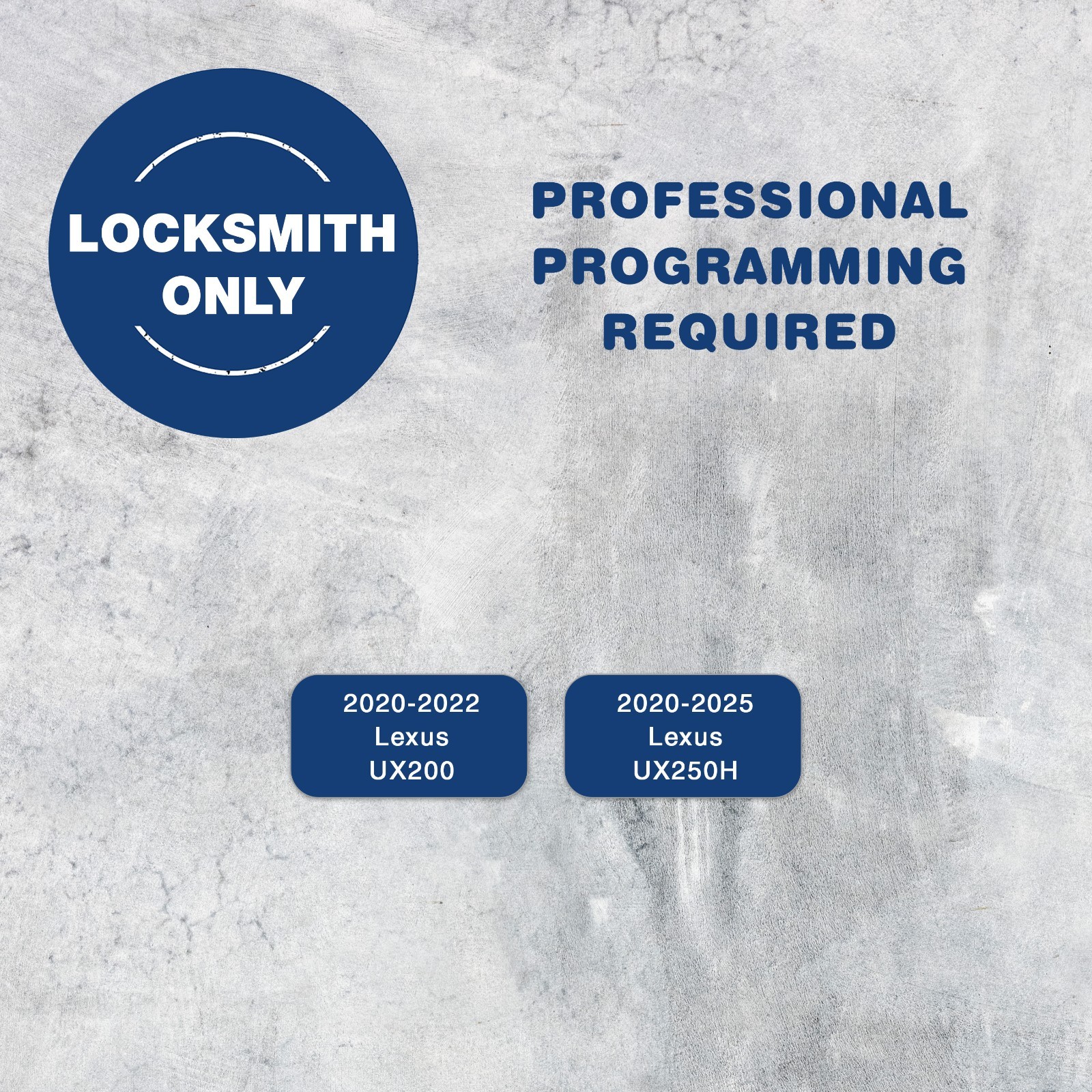 Remote Key Fob for 2020-2025 LEXUS UX200 UX250H (HYQ14FBZ, -76590, -76610)