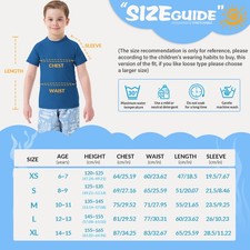 Alvivi Jungen Badeanzug 3-teilig – Langarm Shirt & Shorts Mit Hai-Druck, Inkl. Badekappe