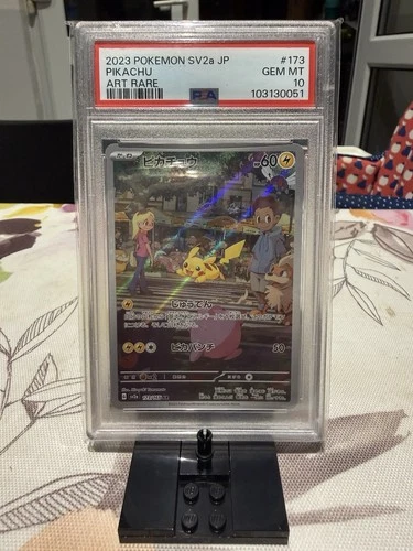 PSA 10 Pikachu 173/165 SV2a 151 Art Rare Japanese Pokemon Card Gem Mint