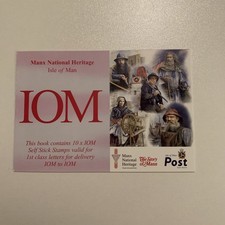 Manx National Heritage Isle of Man Stamp Booklet 2004 MINT Self-Adhesive 