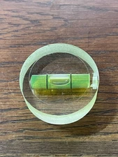 Translucent Neon Green Bubble Leveler Pog