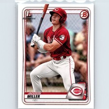 2020 Bowman Draft Jackson Miller #BD-116 Cincinnati Reds