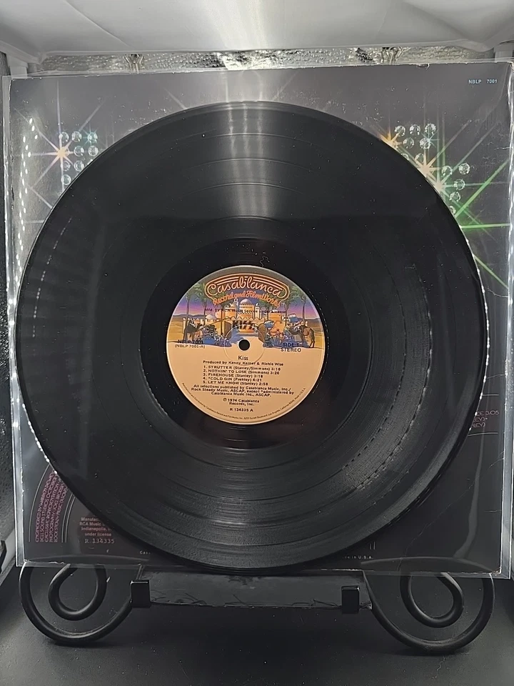 KISS Debut LP ULTRA RARE CLUB EDITION Casablanca 1974 R 134335 VG+/VG+ Foto 4 de 4