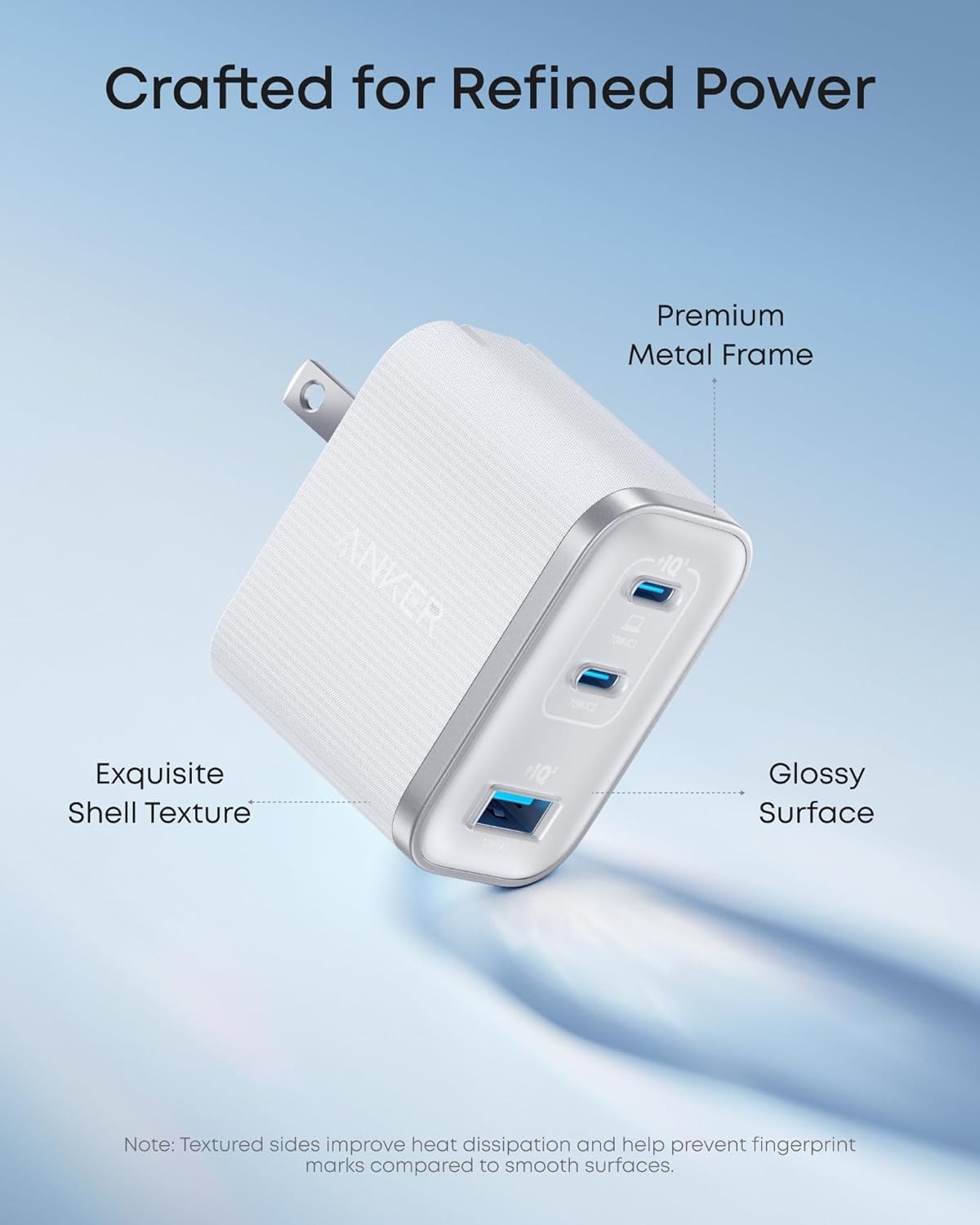 Anker Nano Charger, Ultra-Fast 70W Output 3-Port USB C, Fast Charging