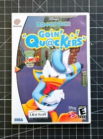 Dreamcast Donald Duck Goin Quackers Your Choice of Custom Case NO Game or Manual
